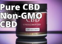 Non-Gmo Cbd: The Natural Solution For Your Health And Wellness Needs